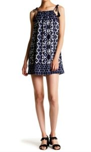 Jack by BB Dakota Lyndon Tassel Shift Navy Dress M